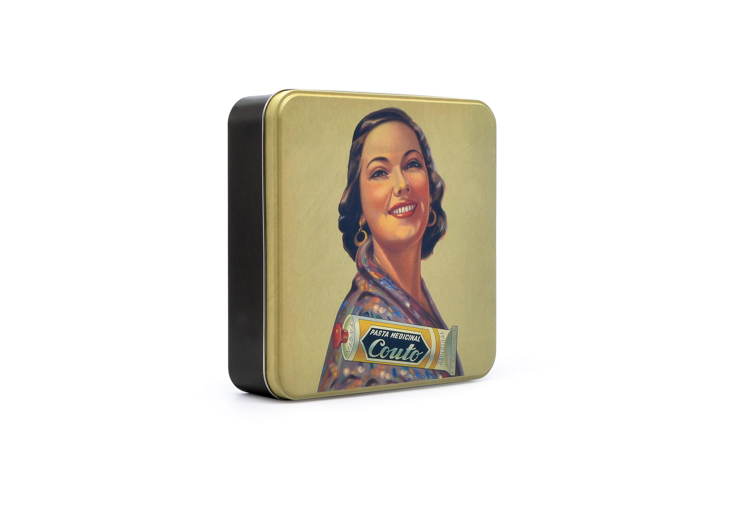 Embalagem de metal quadrada • PASTA COUTO