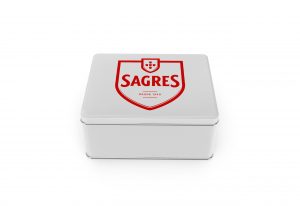Caixa de metal quadrada - embalagem personalizada - embalagens de metal