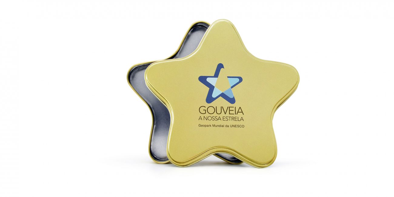 Embalagem em formato estrela
