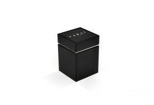 Embalagem de metal em forma de cubo - embalagens para fragrâncias