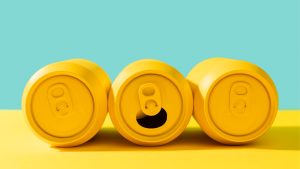 latas de bebida